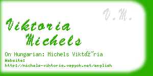 viktoria michels business card